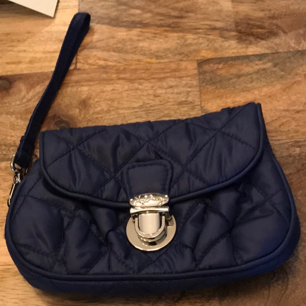 Vera Bradley quilted wristlet